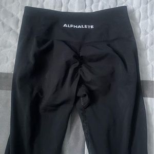 Amplify black alphalete leggings size small